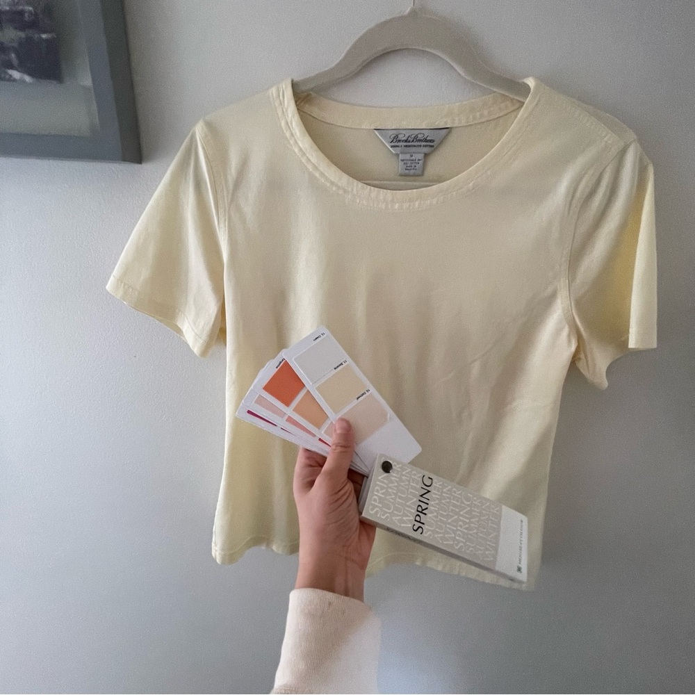Women’s Brooks Brother Banana Short Sleeve Top